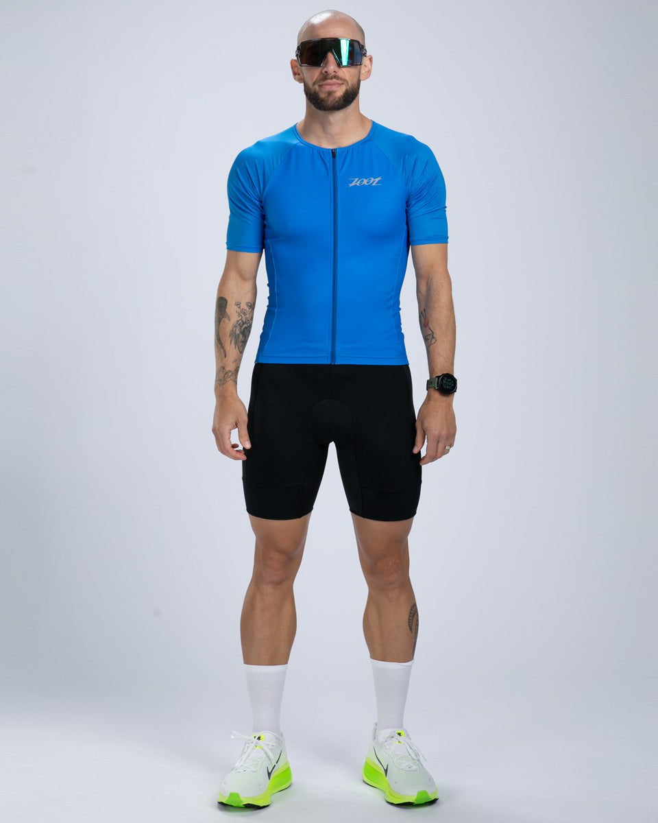 Zoot Sports TRI TOPS Men's Core Tri Aero Jersey - Ocean Blue