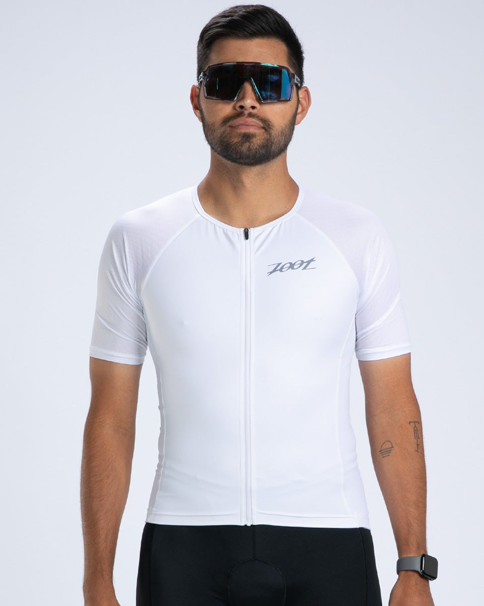 Zoot Sports TRI TOPS Men's Core Tri Aero Jersey - White