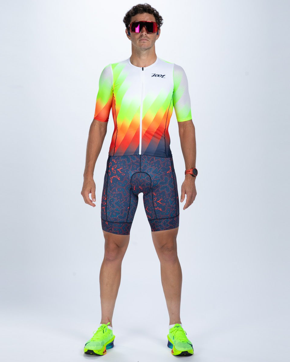 Zoot Sports TRI TOPS Men's Ltd Tri Aero Jersey - Costa Del Sol