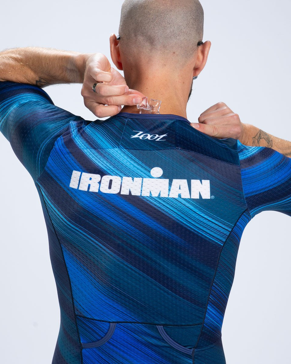 Zoot Sports TRI TOPS Men's Ltd Tri Aero Jersey - IM Heat