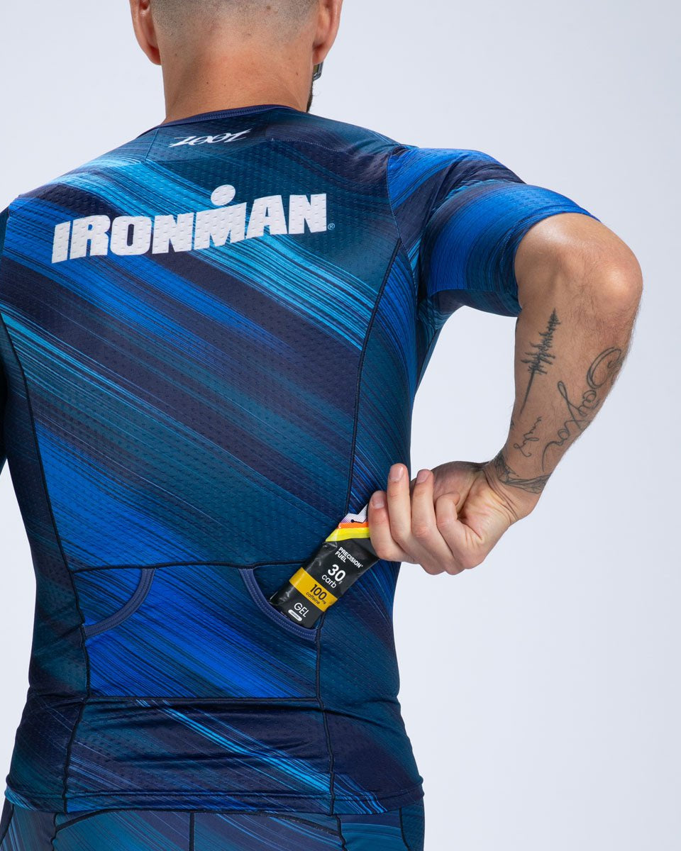 Zoot Sports TRI TOPS Men's Ltd Tri Aero Jersey - IM Heat