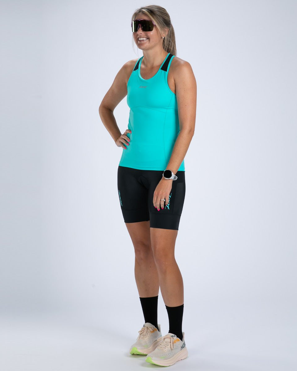 Zoot Sports TRI TOPS Women's Core Tri Racerback - Aqua Blue