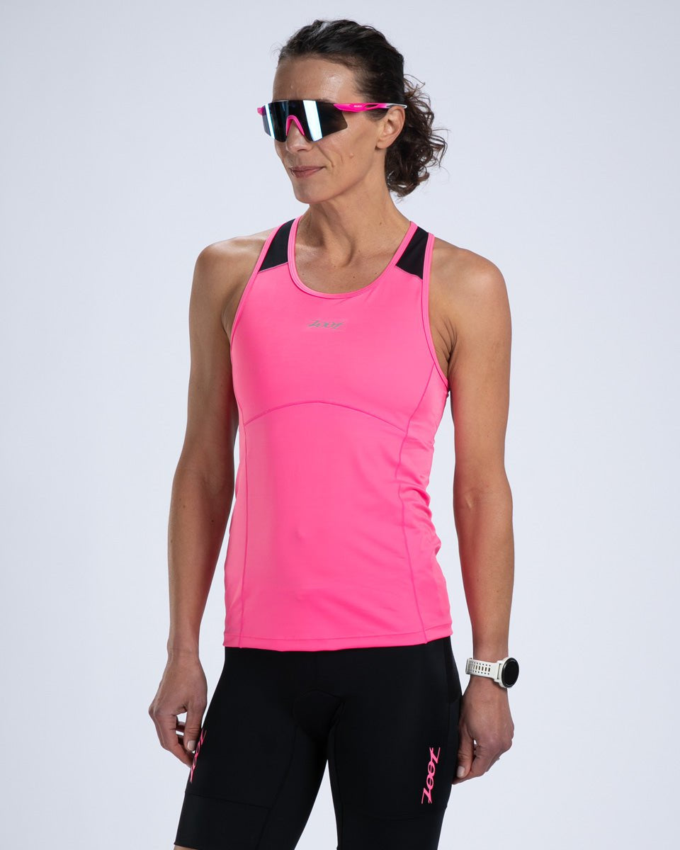 Zoot Sports TRI TOPS Women's Core Tri Racerback - Bright Pink