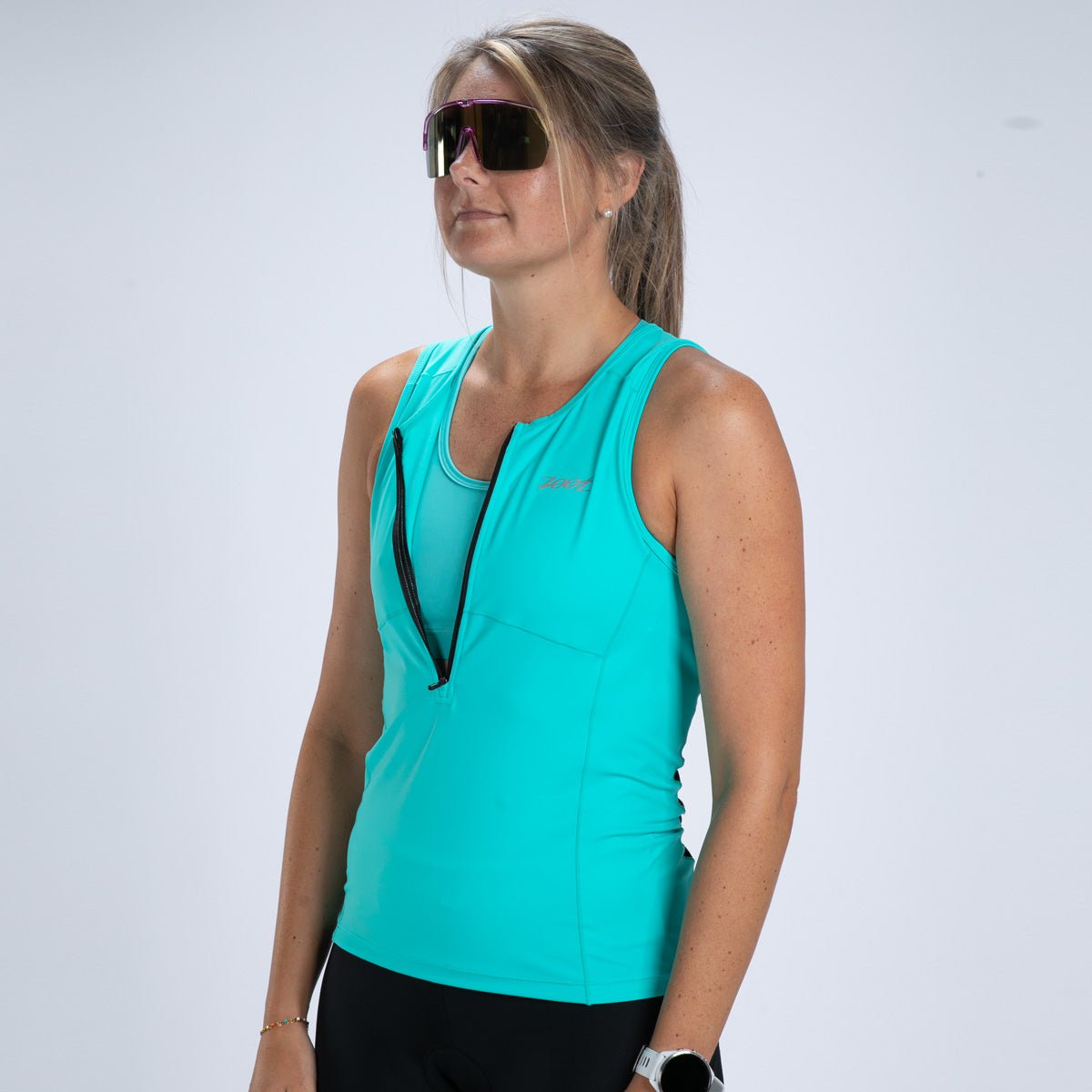 Zoot Sports TRI TOPS Women's Core Tri Tank - Aqua Blue