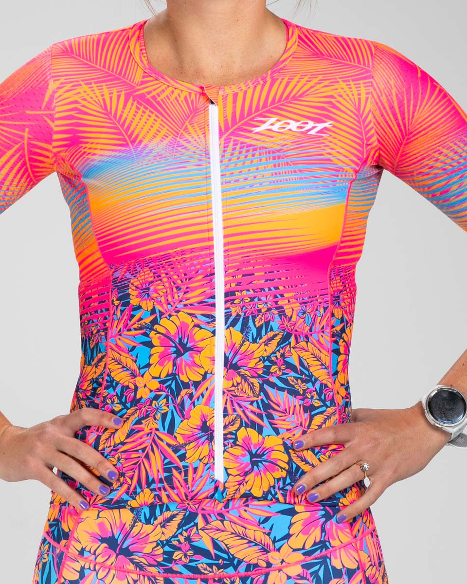 Zoot Sports TRI TOPS Women's Ltd Tri Aero Jersey - Club Aloha