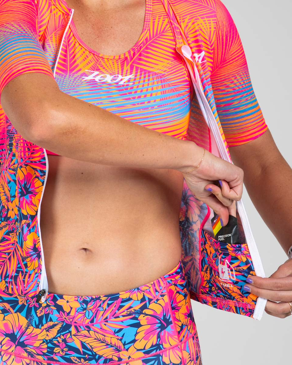 Zoot Sports TRI TOPS Women's Ltd Tri Aero Jersey - Club Aloha