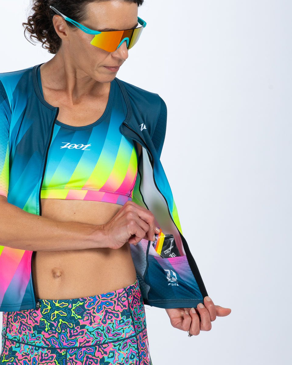 Zoot Sports TRI TOPS Women's Ltd Tri Aero Jersey - Costa Del Sol