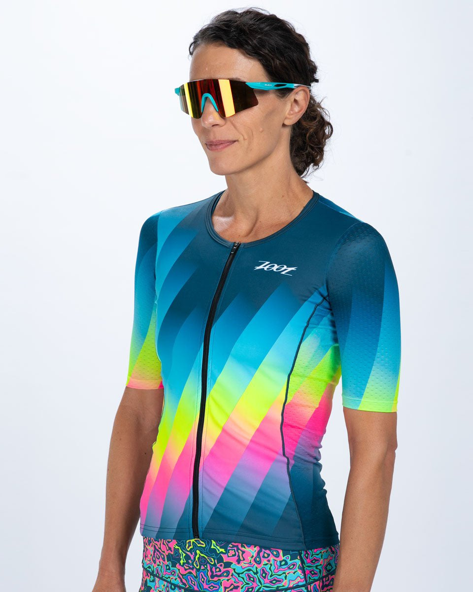 Zoot Sports TRI TOPS Women's Ltd Tri Aero Jersey - Costa Del Sol