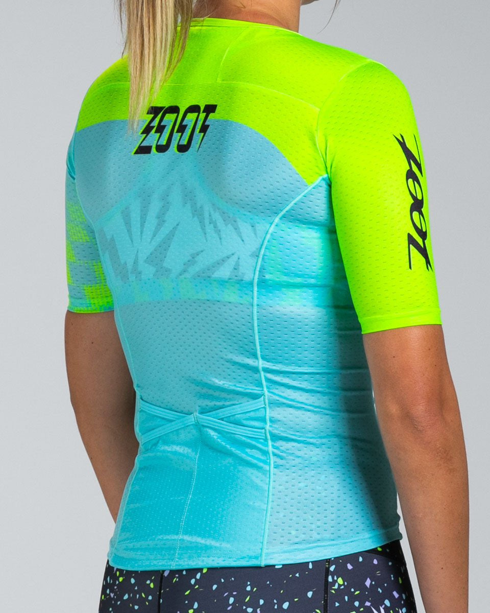 Zoot Sports TRI TOPS Women's Ltd Tri Aero Jersey - Electric