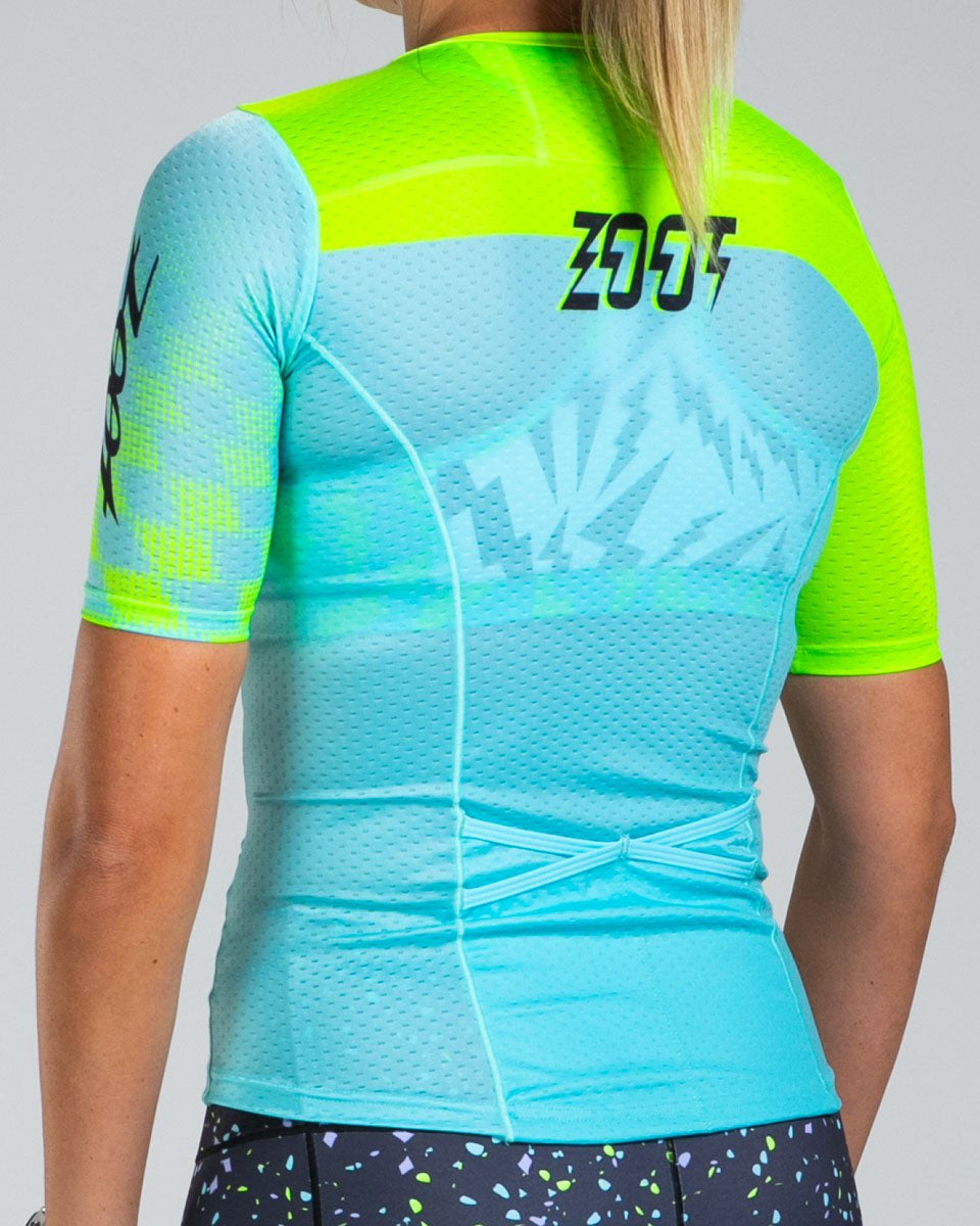 Zoot Sports TRI TOPS Women's Ltd Tri Aero Jersey - Electric