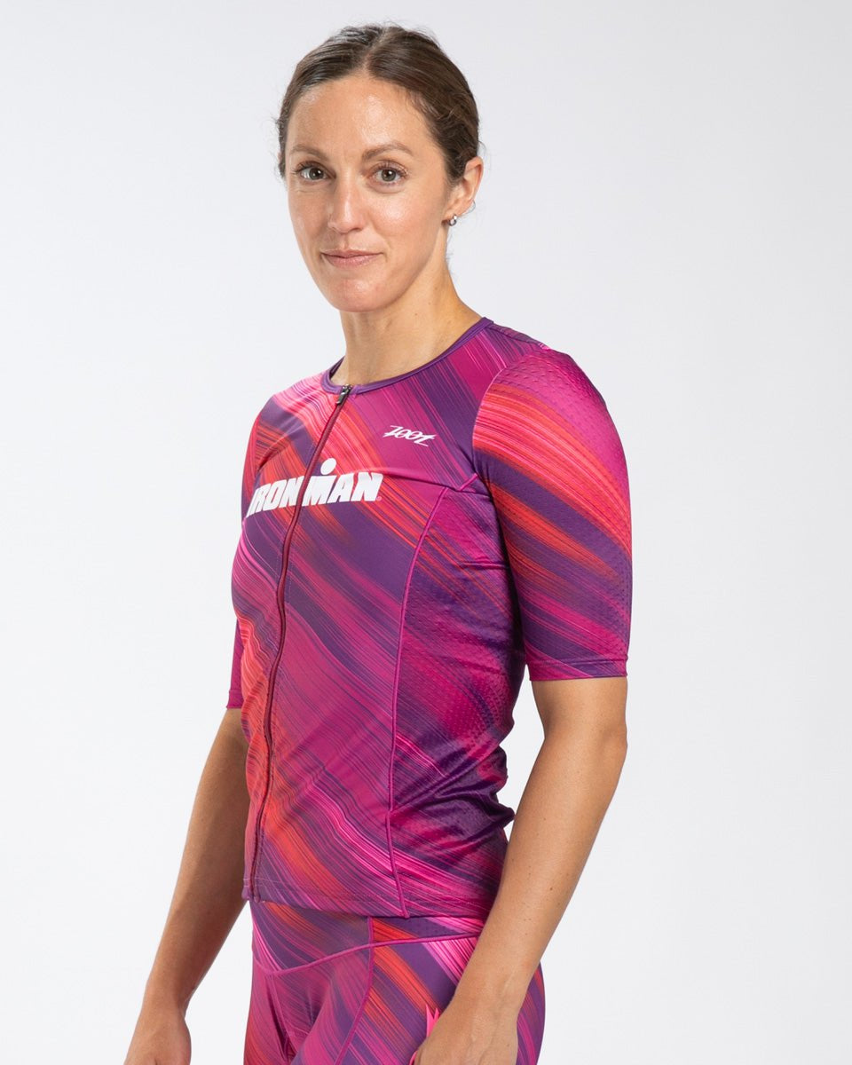 Zoot Sports TRI TOPS Women's Ltd Tri Aero Jersey - IM Heat