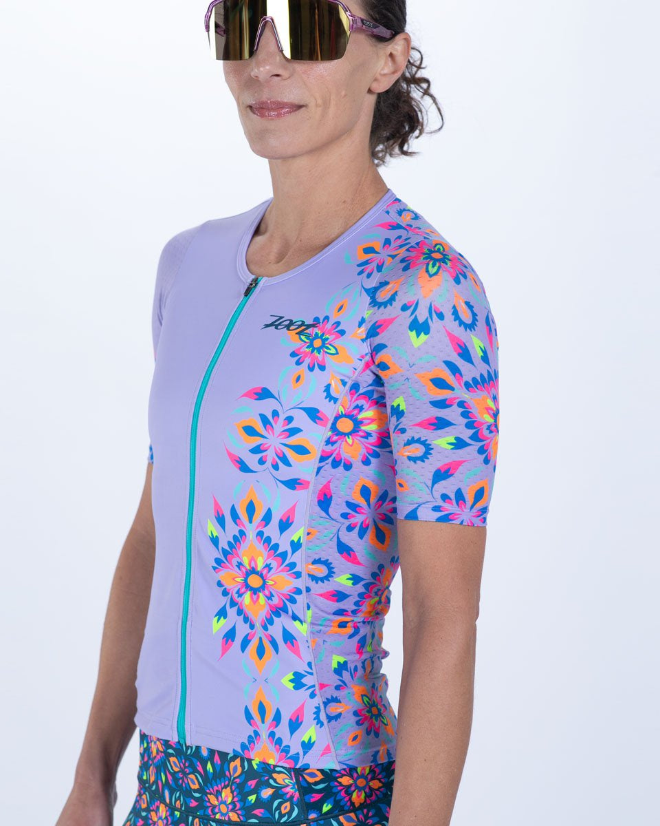 Zoot Sports TRI TOPS Women's Ltd Tri Aero Jersey - Kaleidoscope