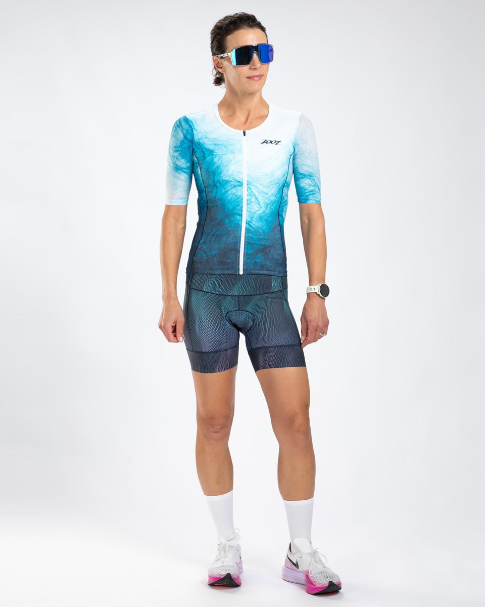 Zoot Sports TRI TOPS Women's Ltd Tri Aero Jersey - La Plage