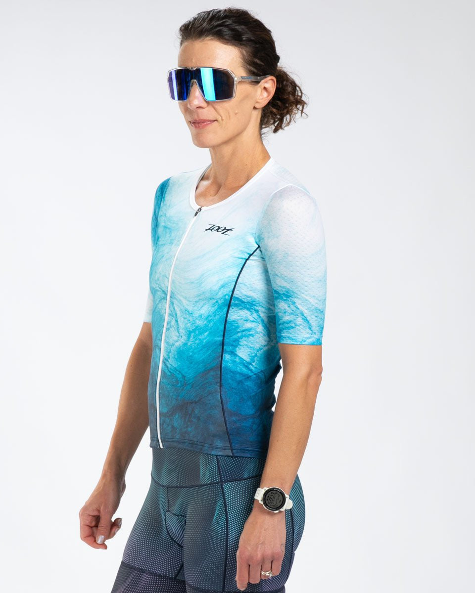 Zoot Sports TRI TOPS Women's Ltd Tri Aero Jersey - La Plage
