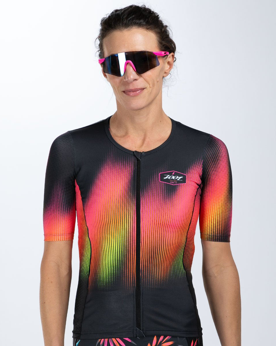 Zoot Sports TRI TOPS Women's Ltd Tri Aero Jersey - Tropical Magic