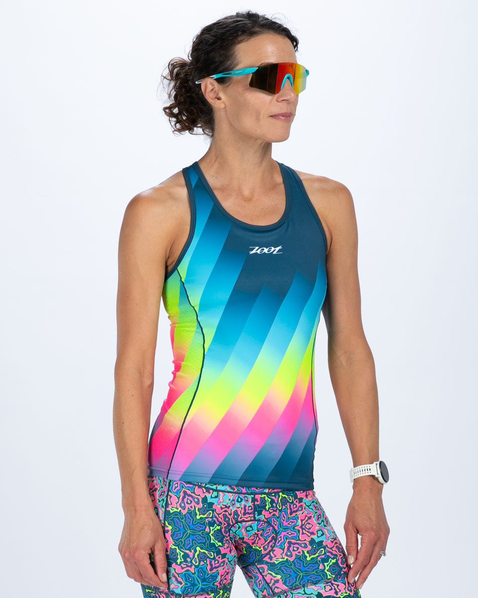 Zoot Sports TRI TOPS Women's Ltd Tri Racerback - Costa Del Sol