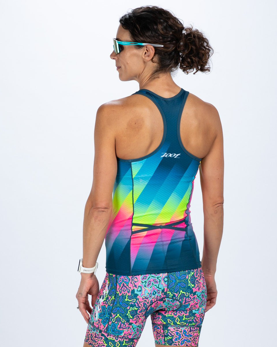 Zoot Sports TRI TOPS Women's Ltd Tri Racerback - Costa Del Sol