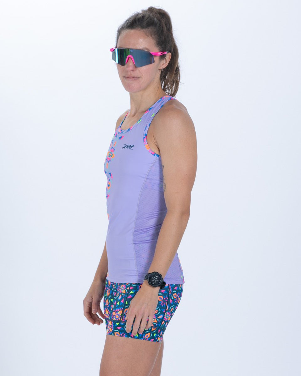Zoot Sports TRI TOPS Women's Ltd Tri Racerback - Kaleidoscope