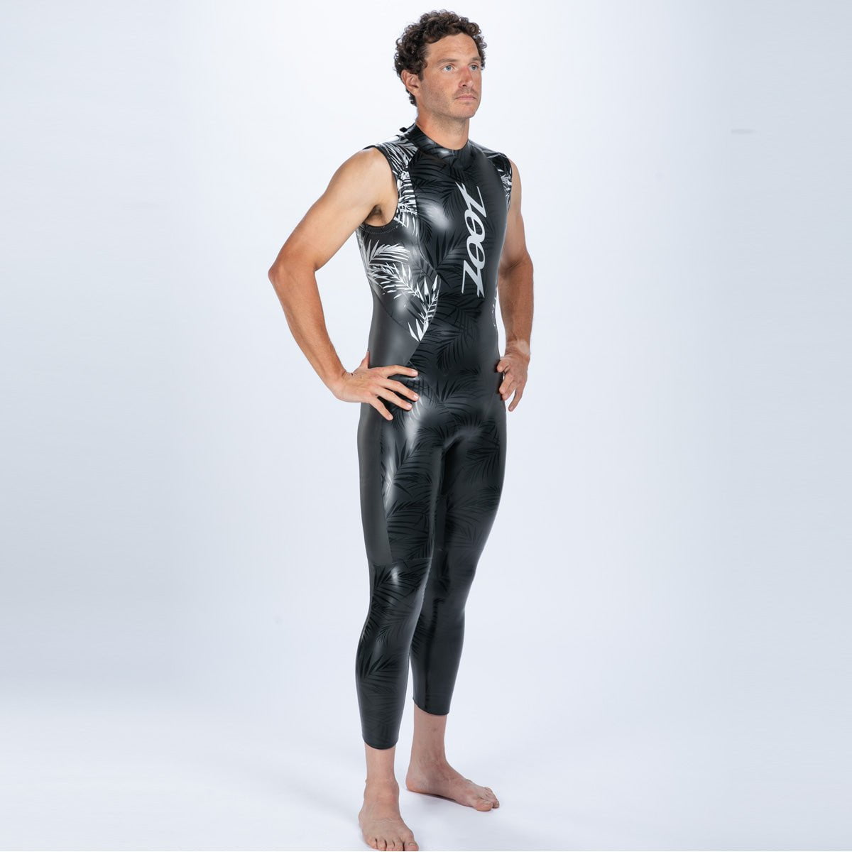 Zoot Men's Maui Sleeveless Wetsuit in Silver Palm, image 2