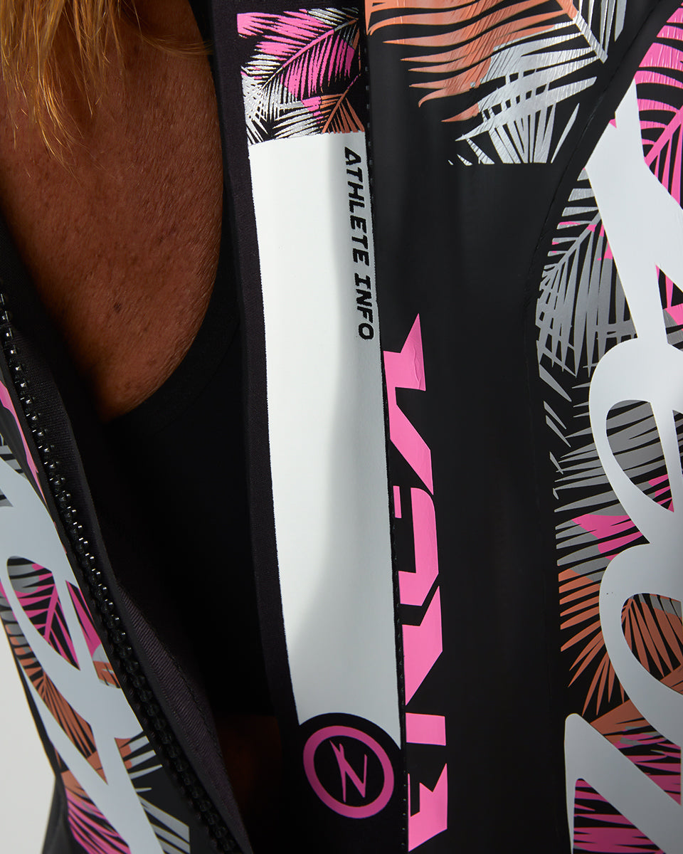 Zoot Women's Kona Sleeveless 2.0 Wetsuit in Pink Flora, image 6