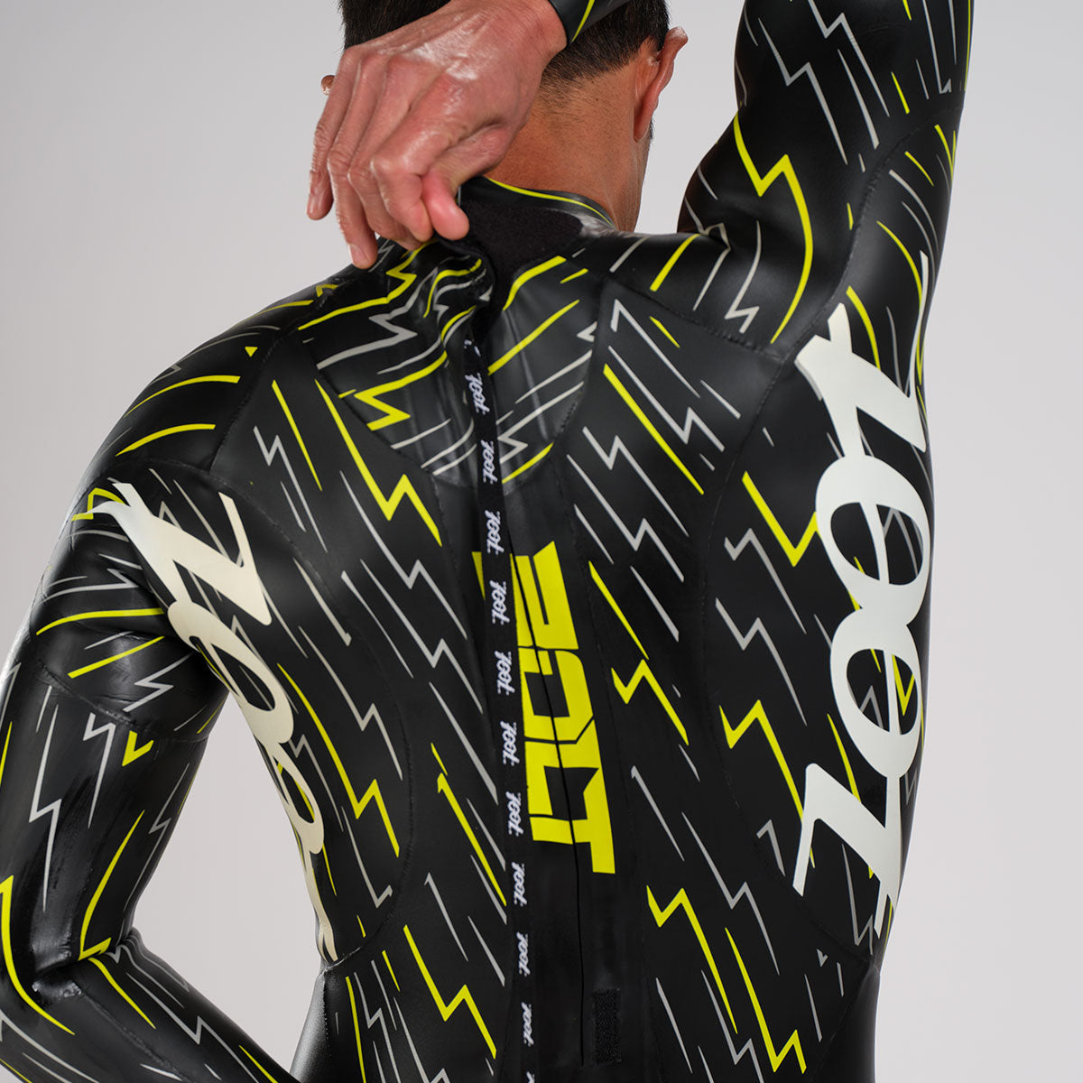 Zoot Men's Bolt 2.0 Wetsuit in Yellow/Silver, image 6
