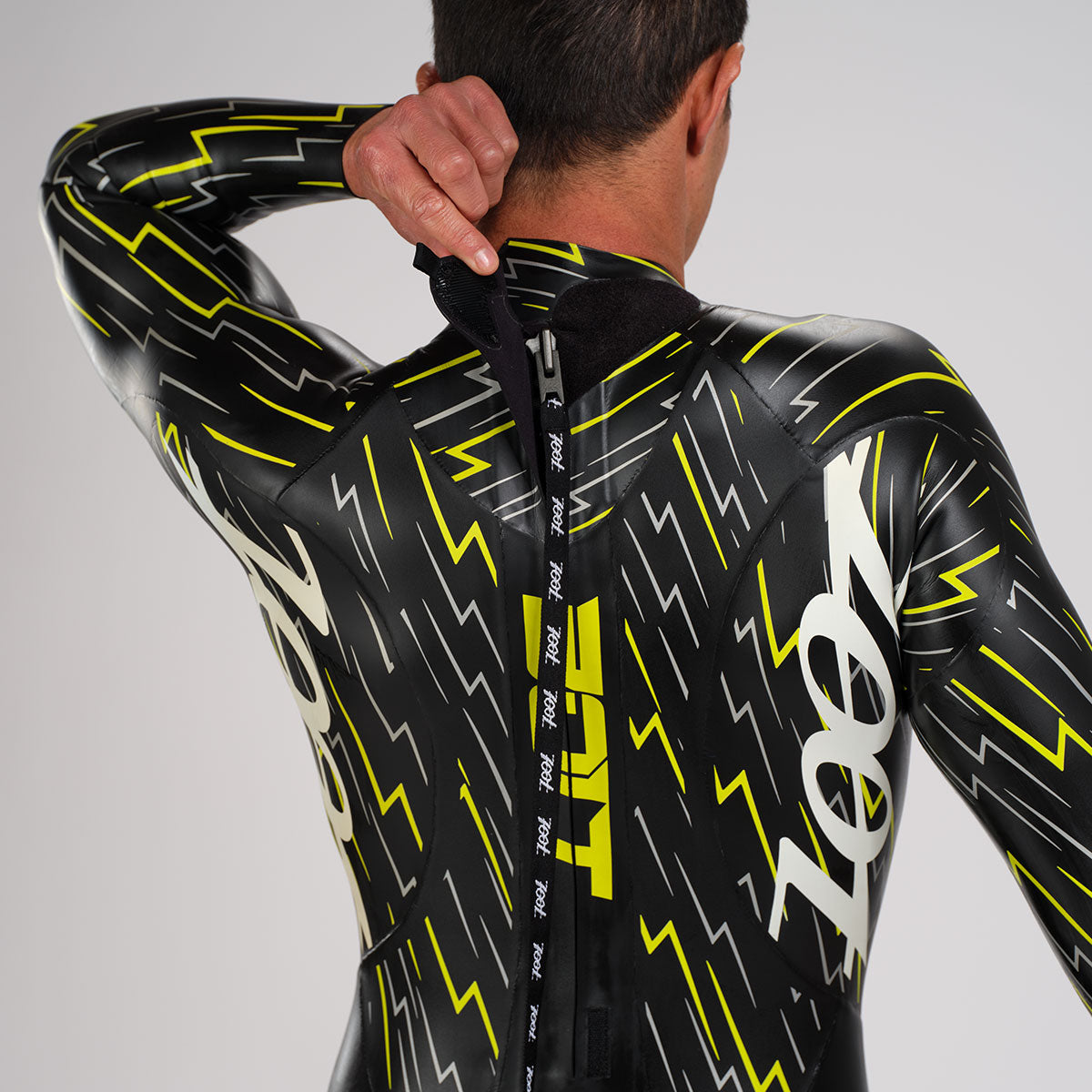 Zoot Men's Bolt 2.0 Wetsuit in Yellow/Silver, image 7