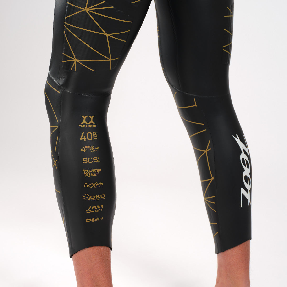 Zoot Men's Wikiwiki 3.0 Wetsuit in Gold, image 7