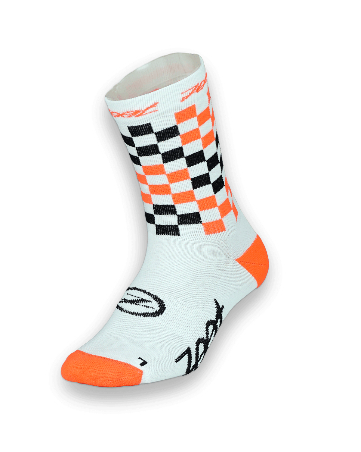 Zoot Sports Unisex Zoot 5 Inch Sock - Checker Coral