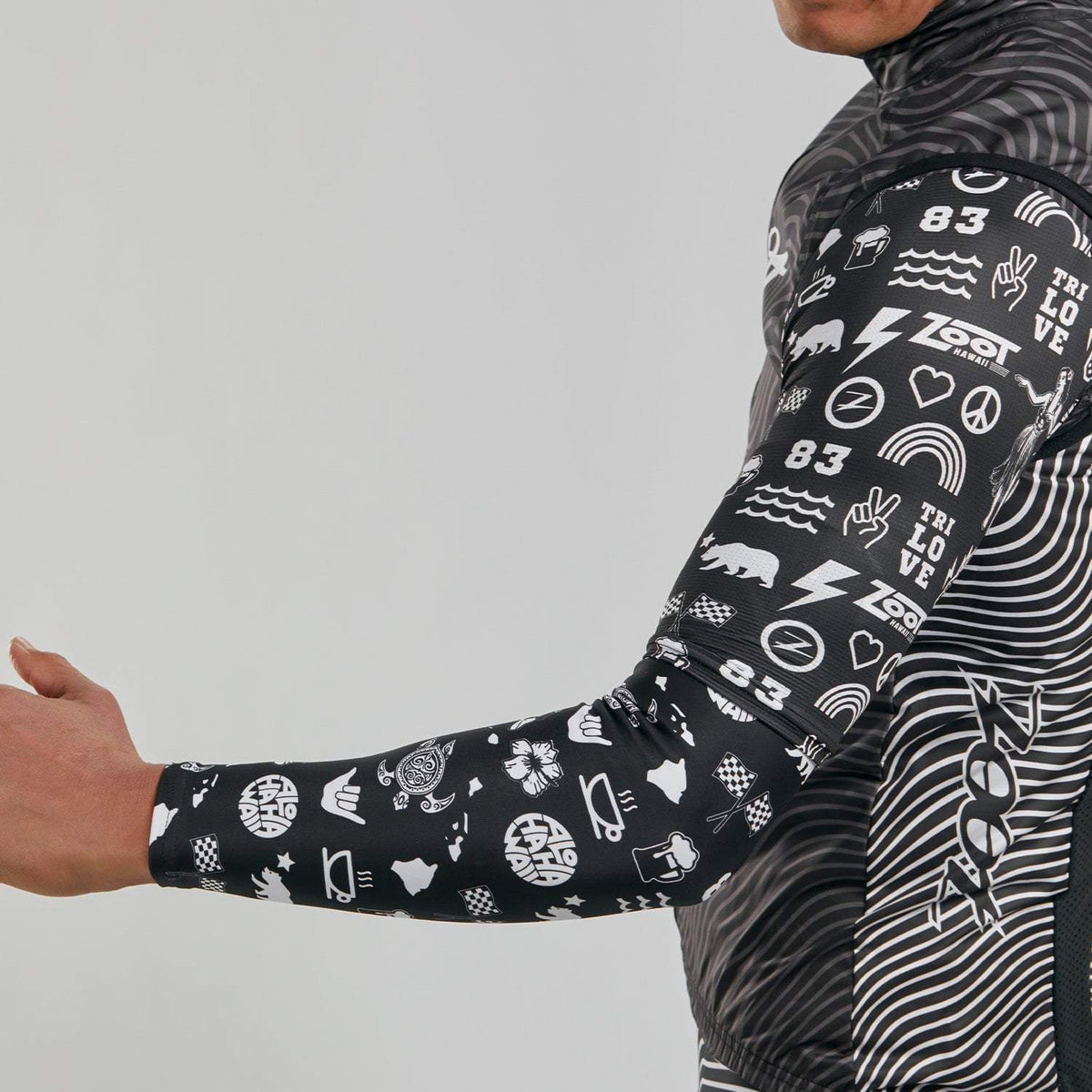 Zoot Sports Mens LTD Arm Warmers - Tri Love