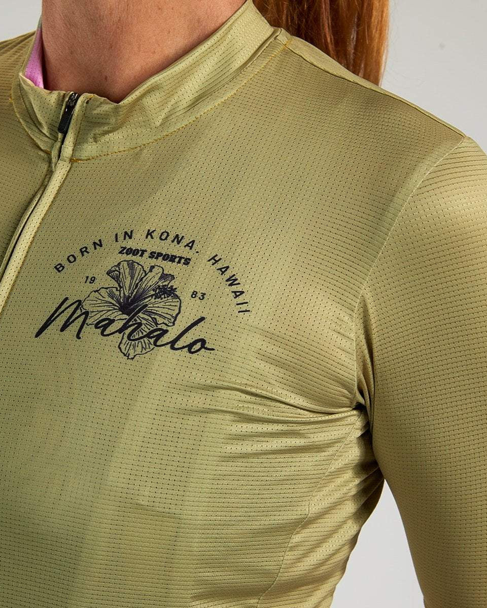 Zoot Sports Cycle Apparel Womens LTD Cycle Aero Jersey - Palm Mahalo
