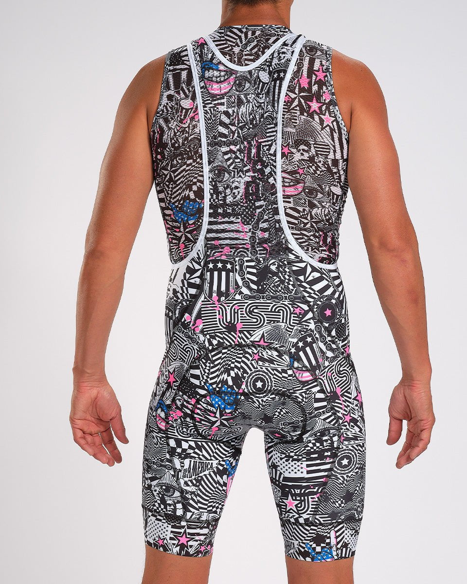 Zoot Sports Cycle Bottoms Mens LTD Cycle Bib - American Rebel