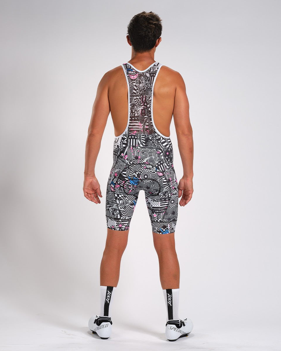 Zoot Sports Cycle Bottoms Mens LTD Cycle Bib - American Rebel