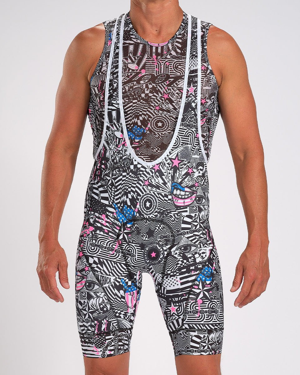 Zoot Sports Cycle Bottoms Mens LTD Cycle Bib - American Rebel