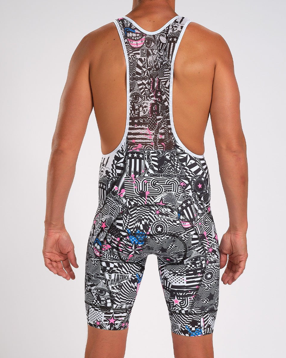Zoot Sports Cycle Bottoms Mens LTD Cycle Bib - American Rebel