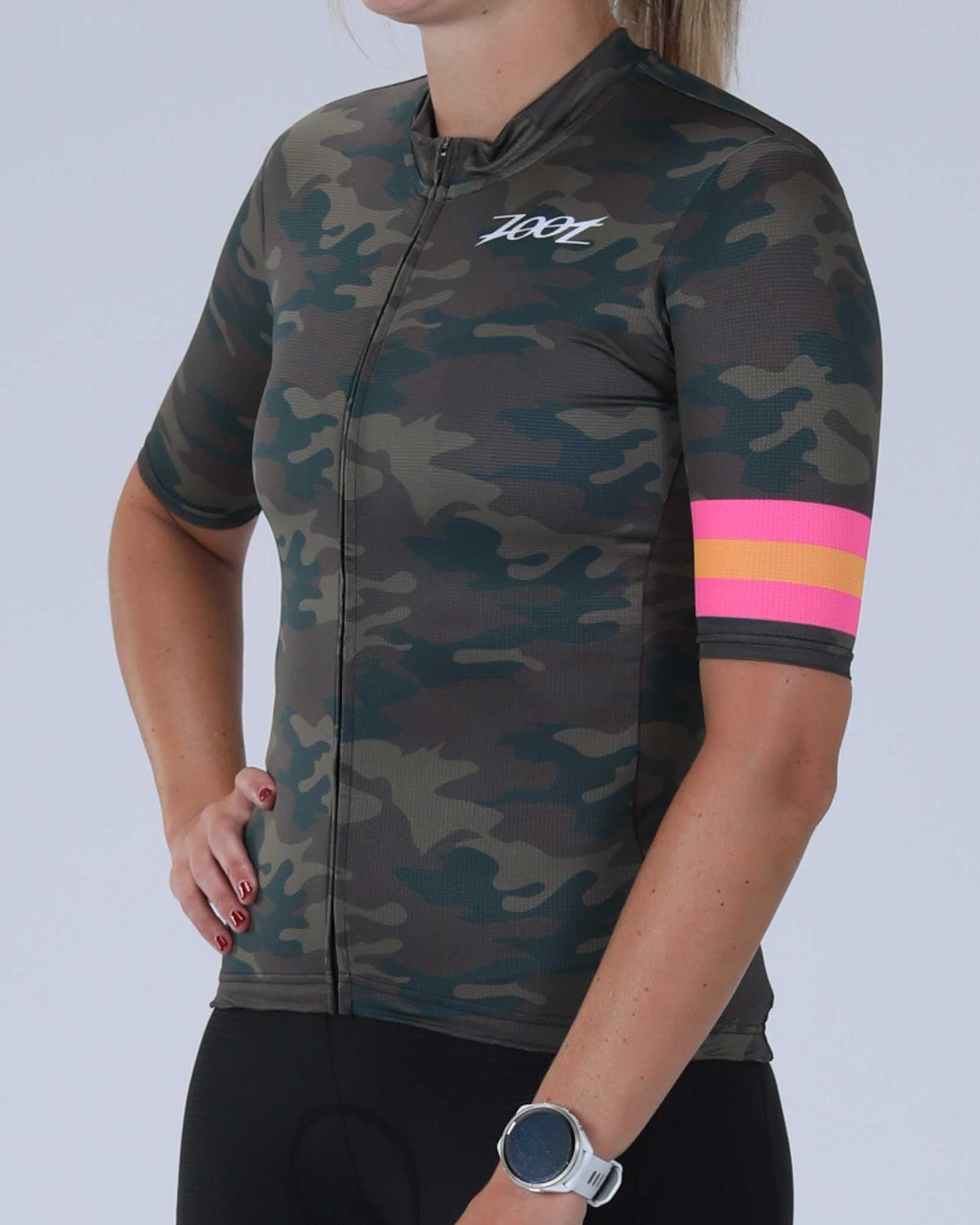 Zoot Sports CYCLE JERSEYS Womens LTD Cycle Aero Jersey - Cali Camo
