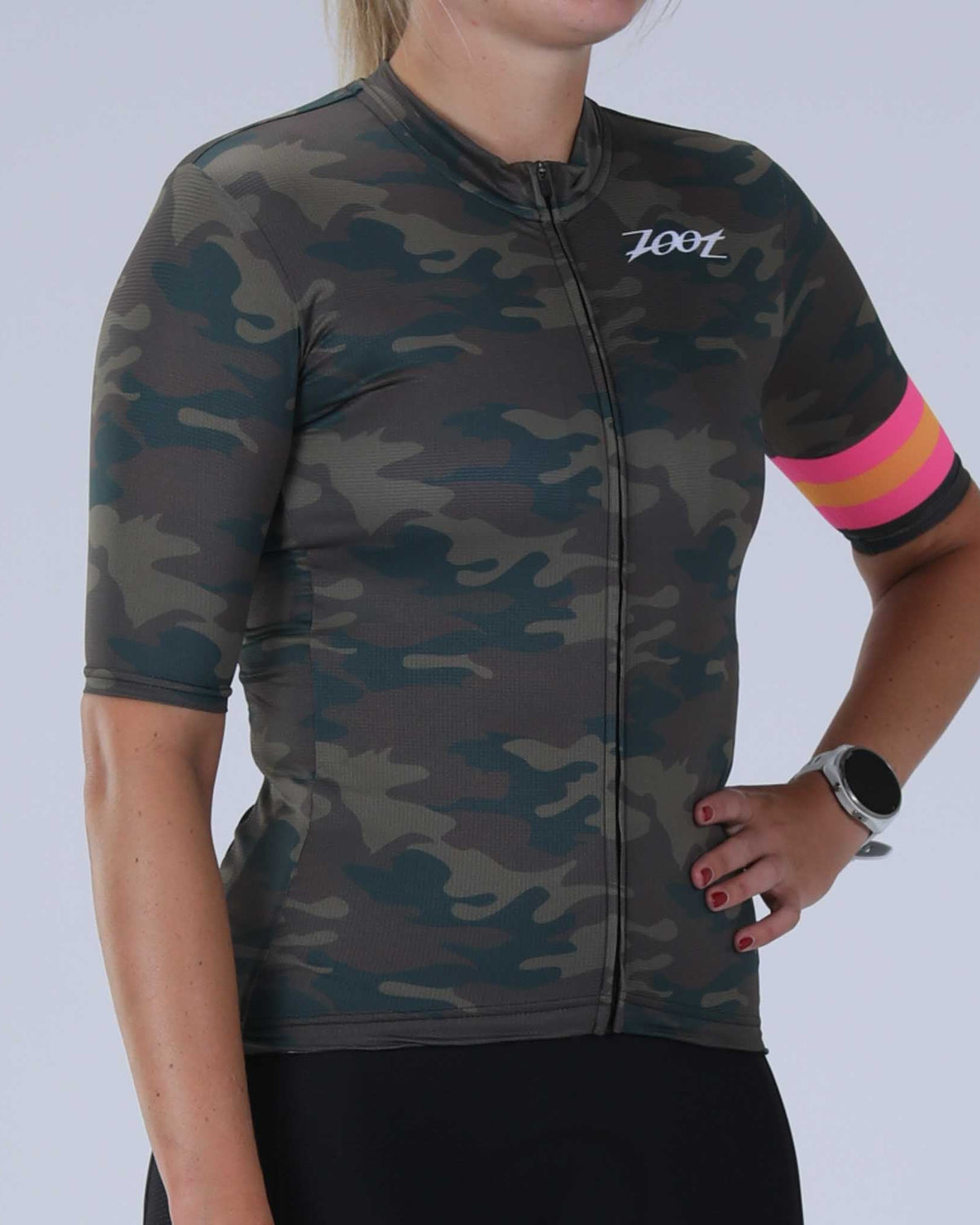 Zoot Sports CYCLE JERSEYS Womens LTD Cycle Aero Jersey - Cali Camo