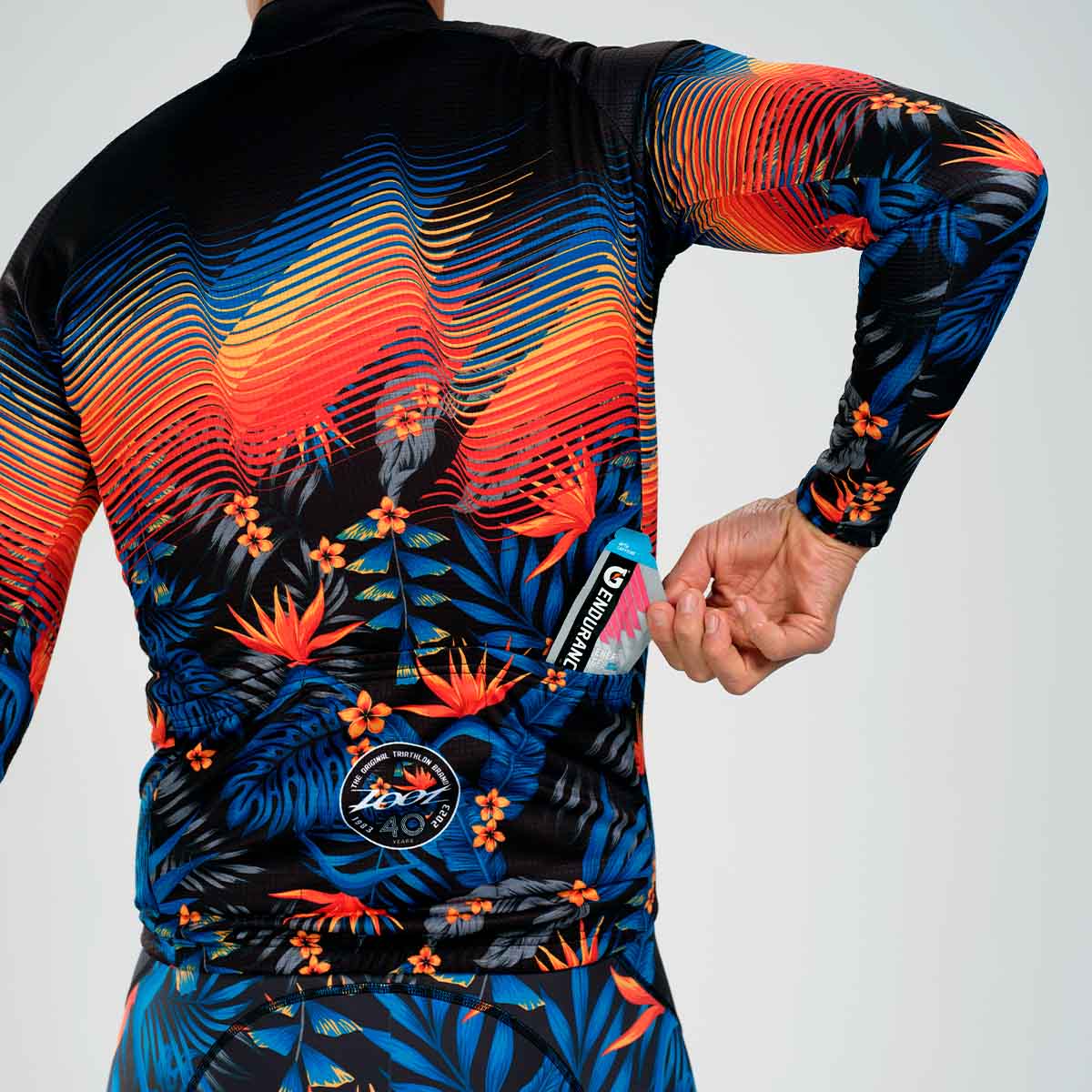 Zoot Sports Cycle Outerwear Mens LTD Cycle Thermo Jersey - 40 Years