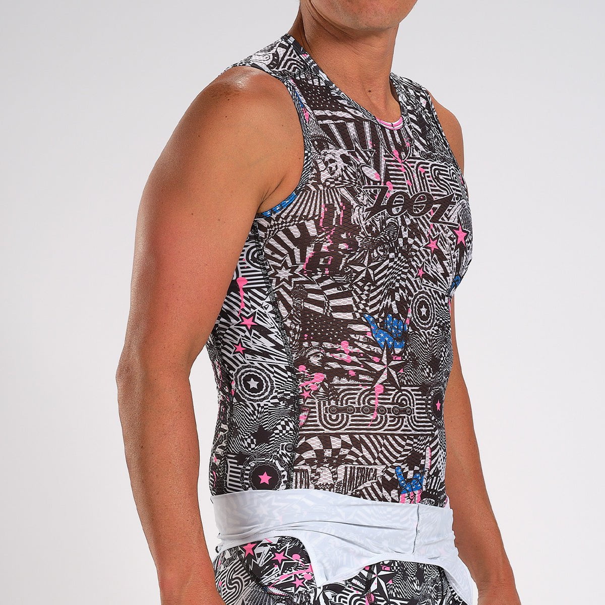 Zoot Sports Cycle Tops Mens LTD Cycle Base Layer - American Rebel