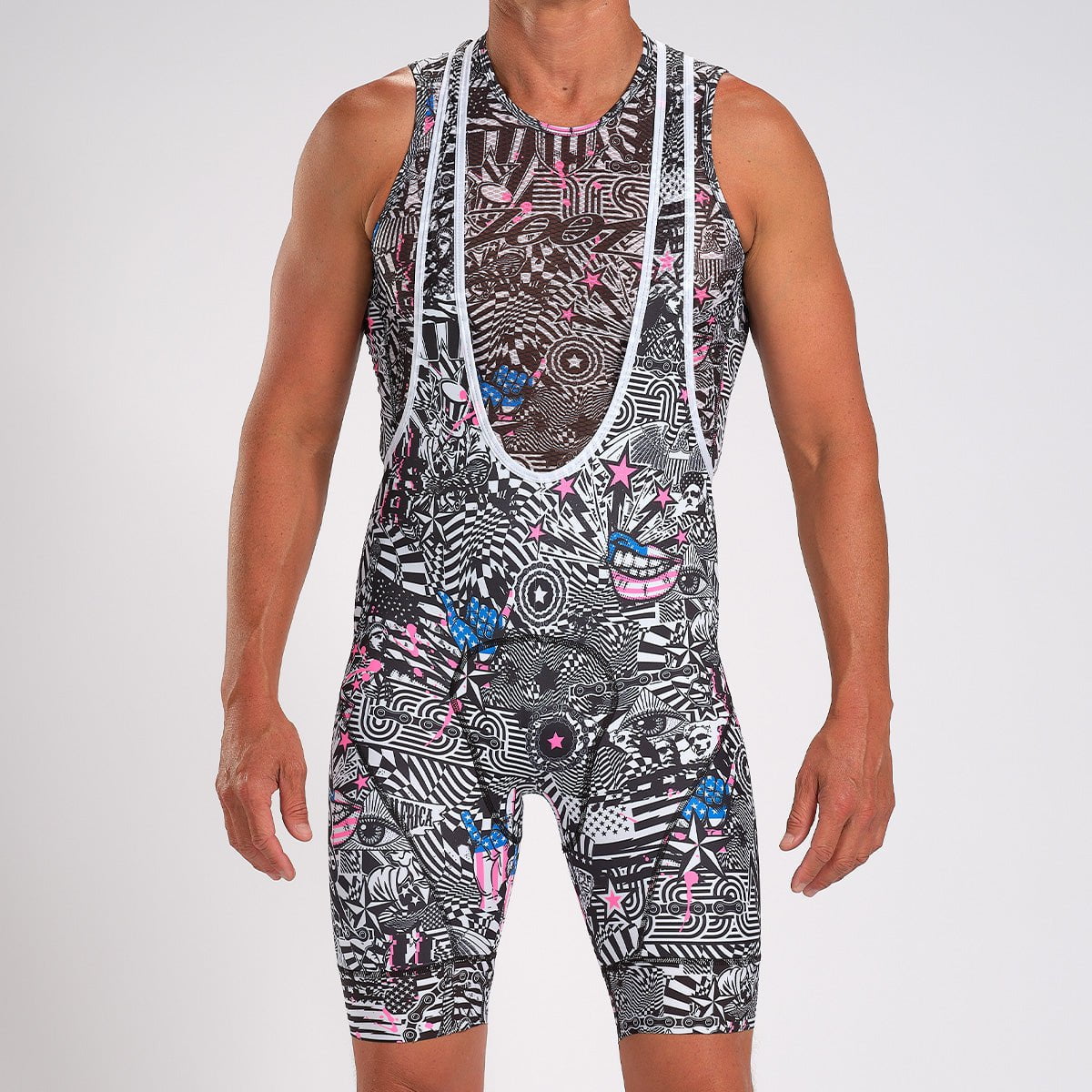 Zoot Sports Cycle Tops Mens LTD Cycle Base Layer - American Rebel