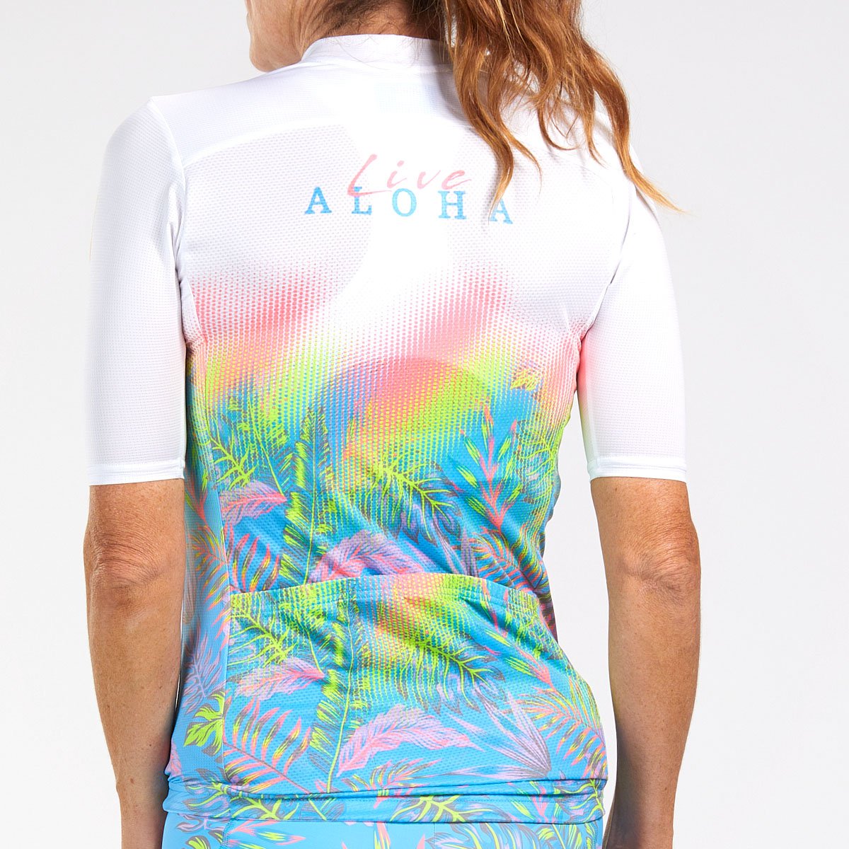 Zoot Sports Cycle Tops Womens LTD Cycle Aero Jersey - Live Aloha