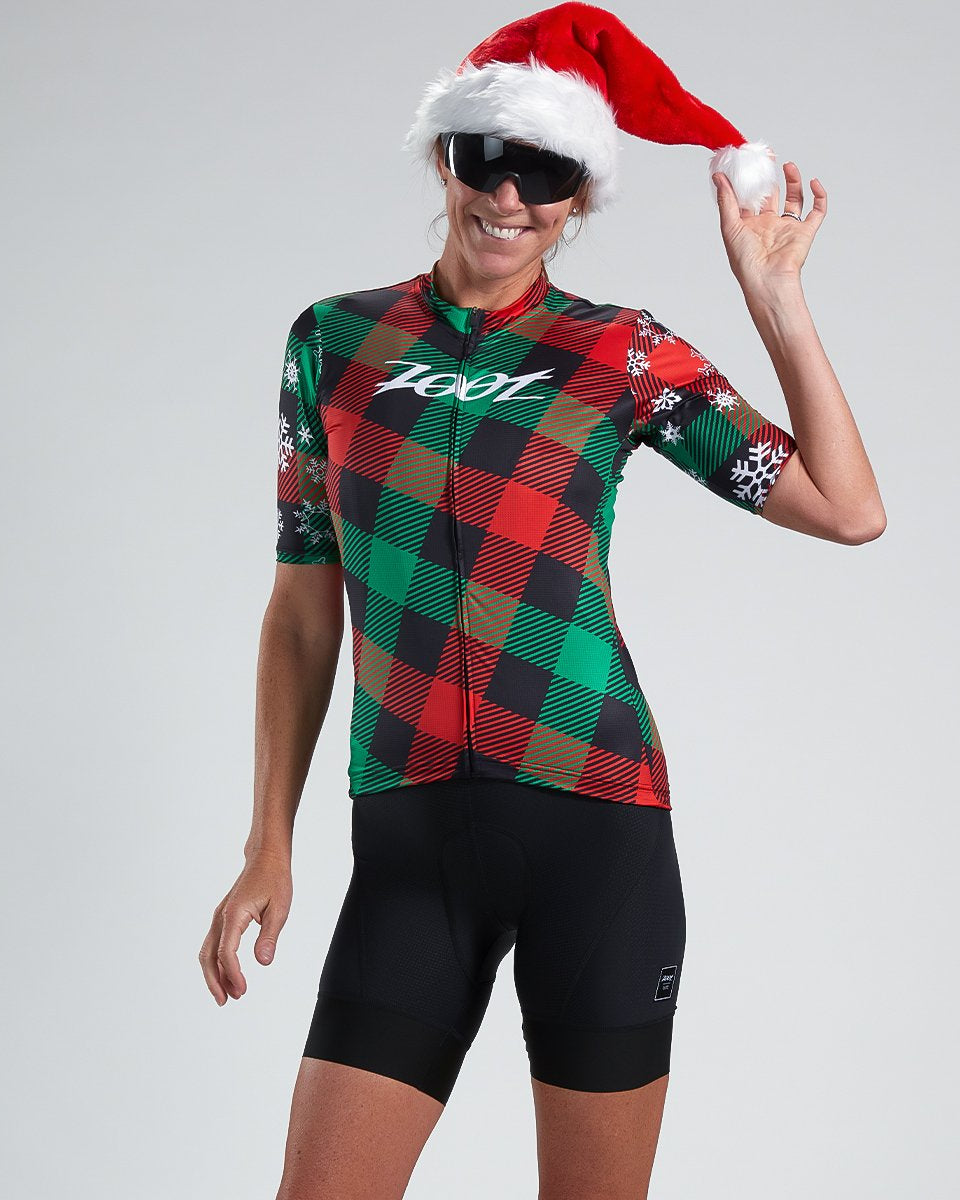 Zoot Sports Womens LTD Cycle Aero Jersey - Peace Love Aloha