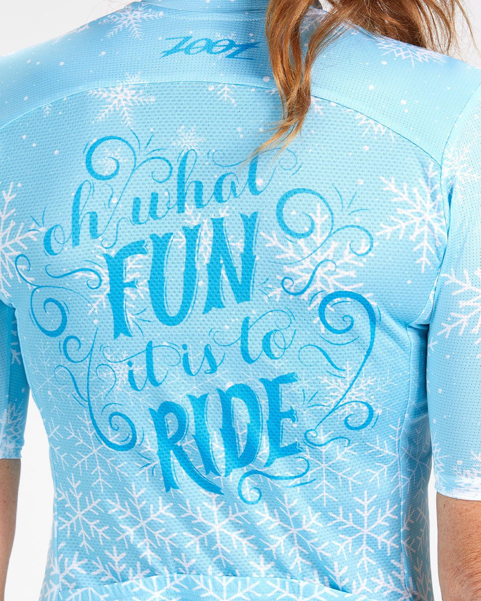 Zoot Sports CYCLE TOPS WOMENS LTD CYCLE AERO JERSEY - SNOWFLAKE