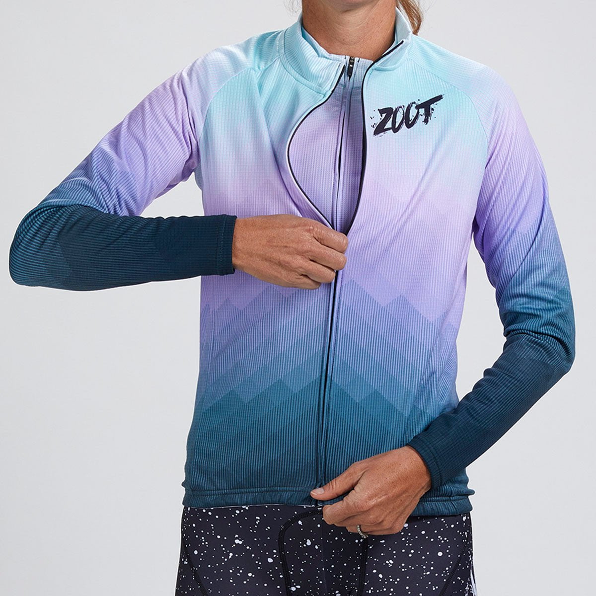 Zoot Sports Cycle Tops Womens LTD Cycle Thermo Jersey - Kona Ice