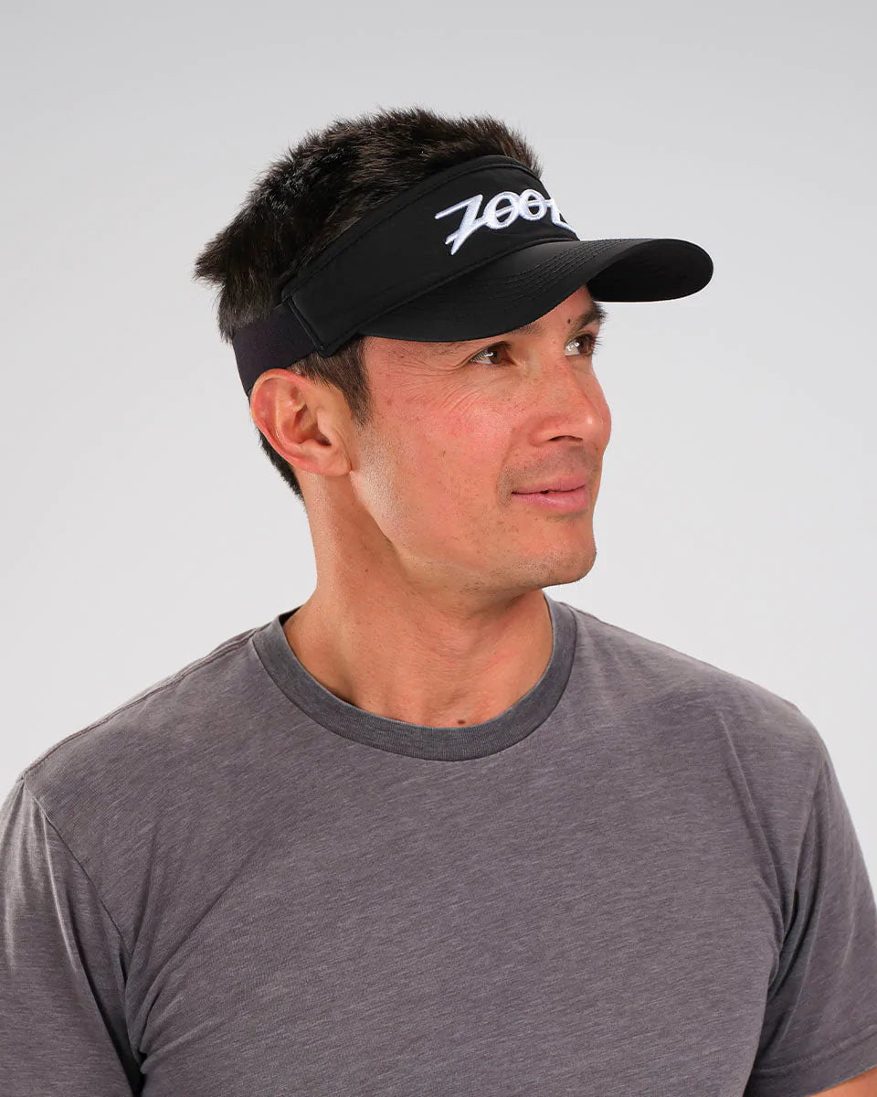 Zoot Sports HEADWEAR OSFA Unisex Tech Visor - Black