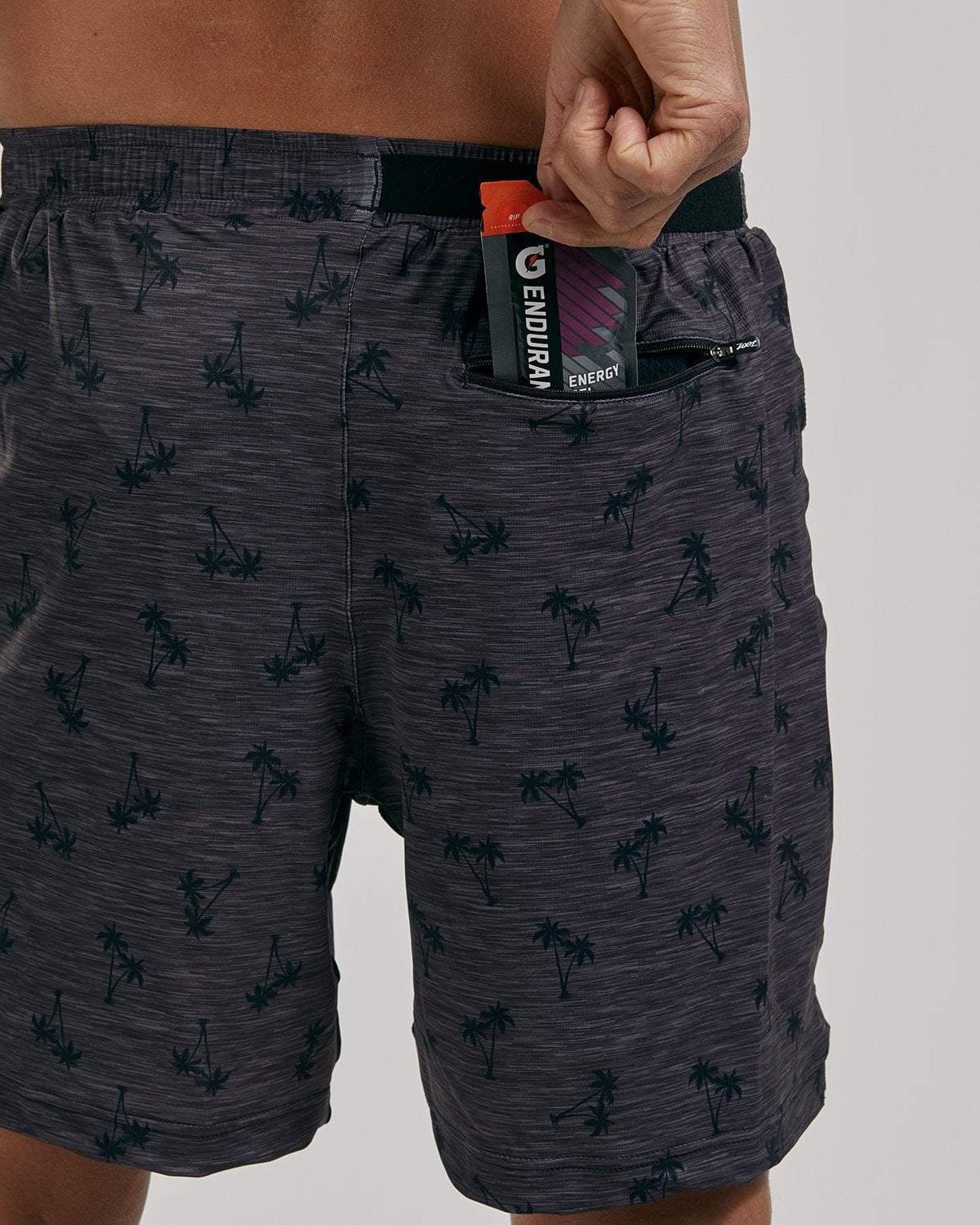 Zoot Sports RUN APPAREL MENS LTD RUN 7" SHORT - HEATHER PALM