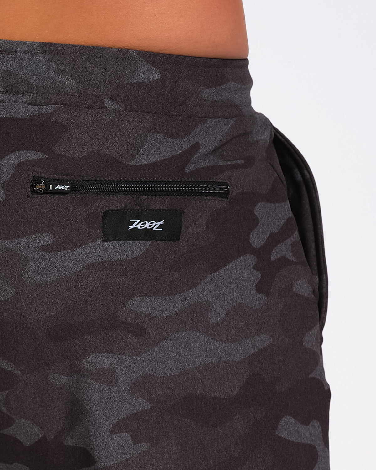Zoot Sports Run Bottoms Mens LTD Run Heather Grey Jogger Camo