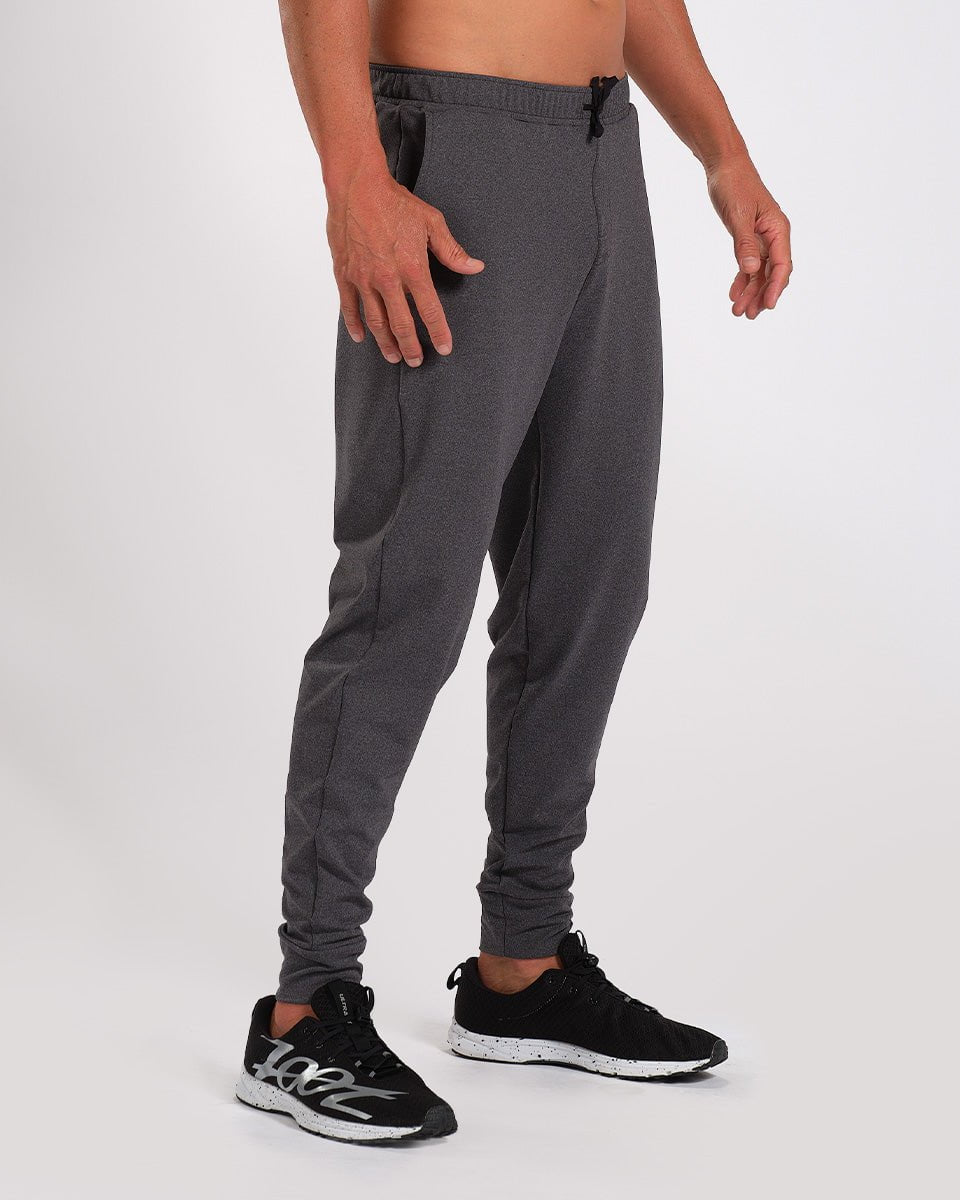 Zoot Sports Run Bottoms Mens LTD Run Heather Grey Jogger Charcoal
