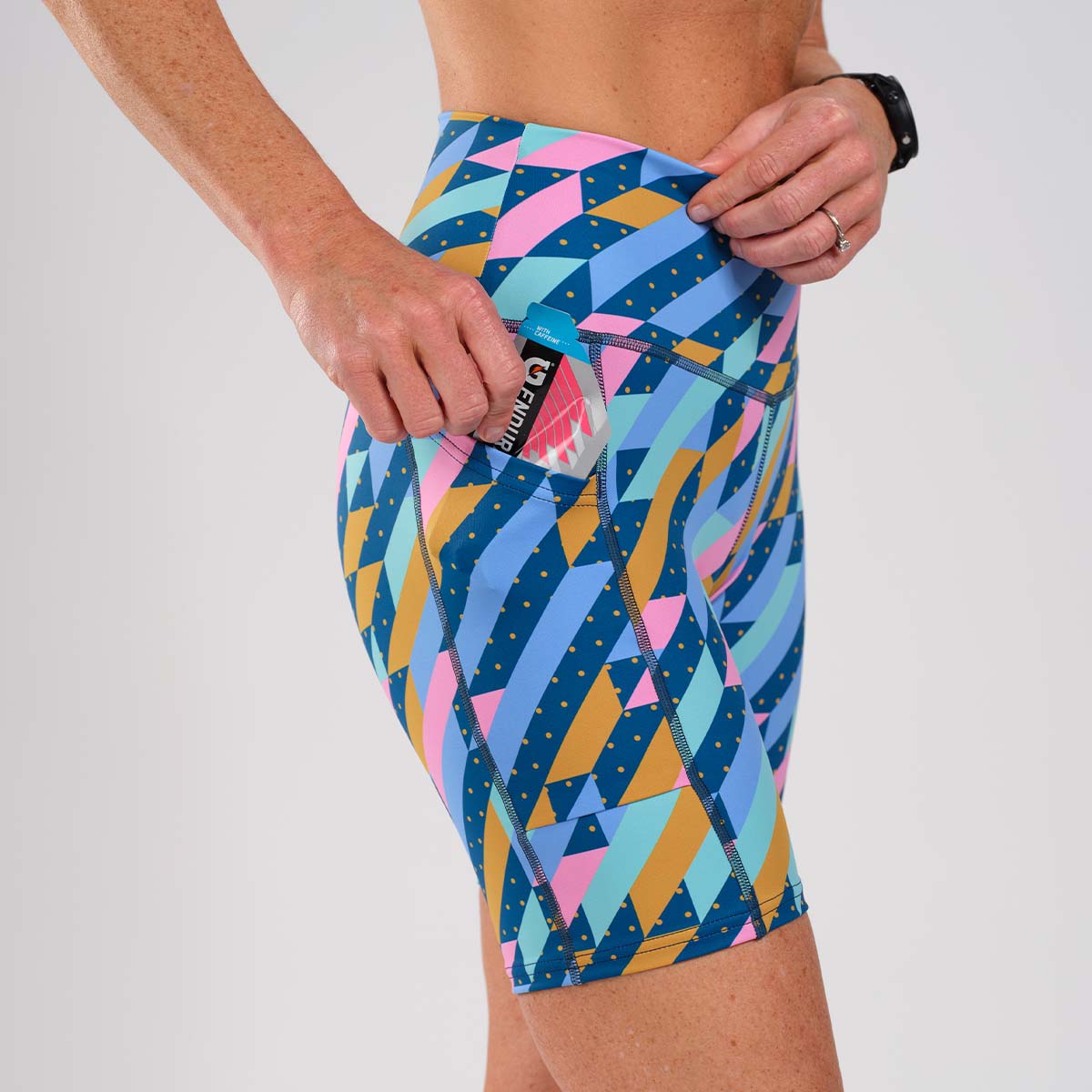 Zoot Sports Run Bottoms Womens LTD Run Pulse Long Short - Unbreakable