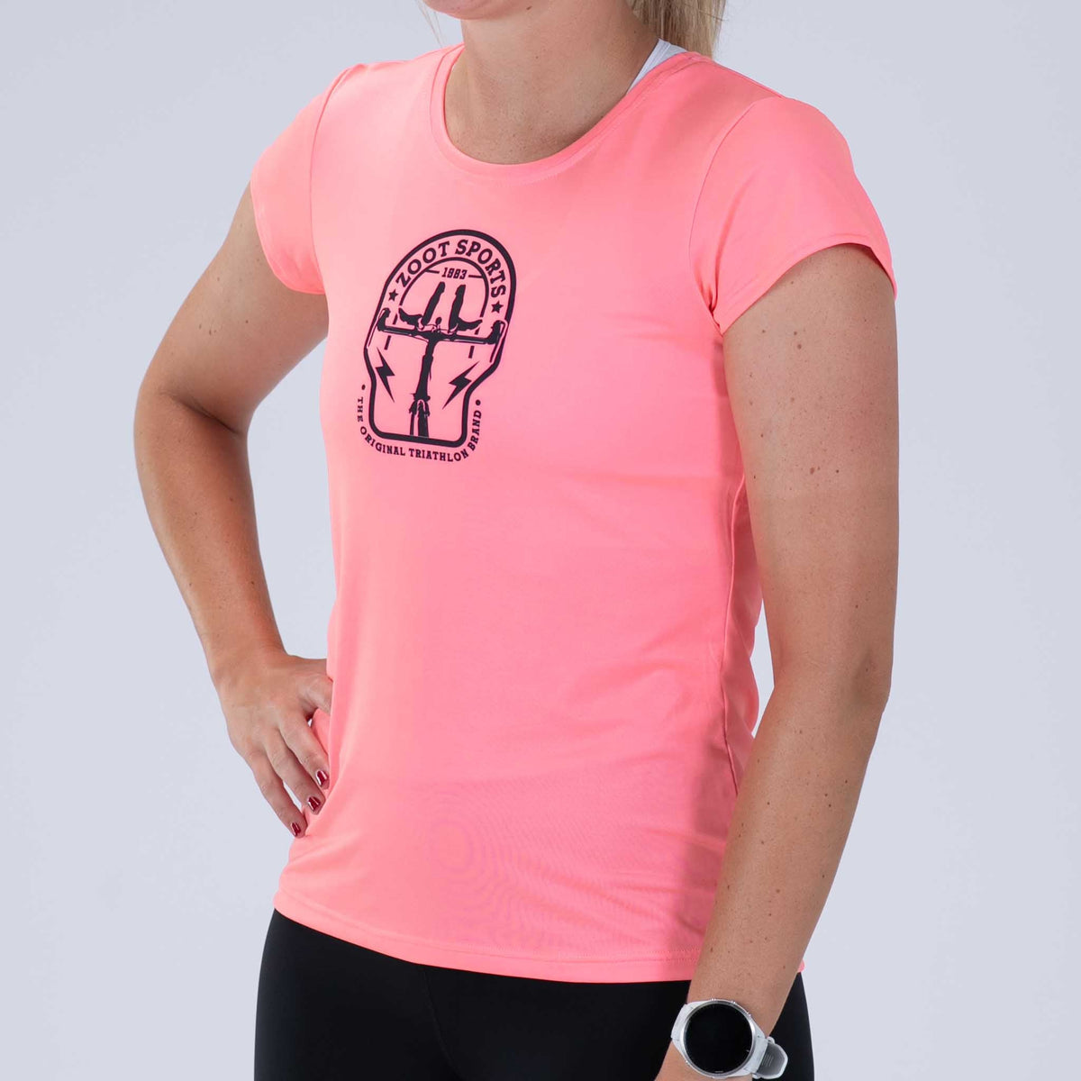 Zoot Sports RUN TEE Womens LTD Run Tee - Aero