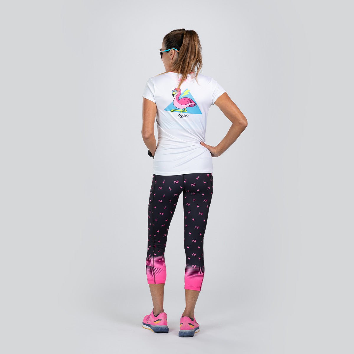 Zoot Sports RUN TEE Women's Ltd Run Tee - Flamingo
